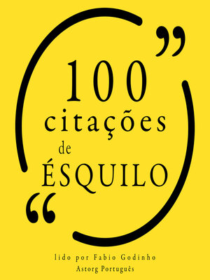 cover image of 100 citações de Ésquilo